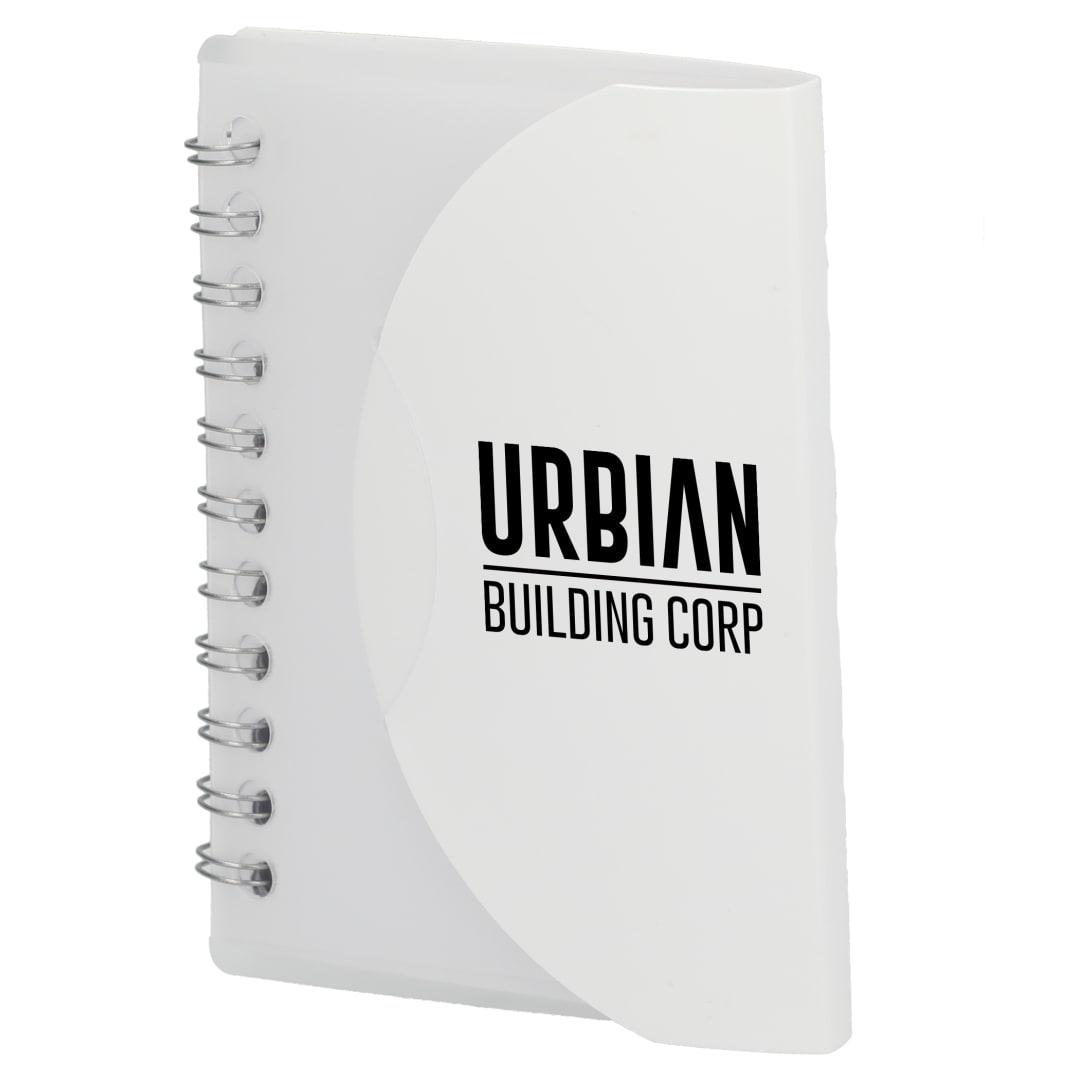 Fsc® recycled 3.4 x 4.5 post spiral notebook Blue miniatura 13