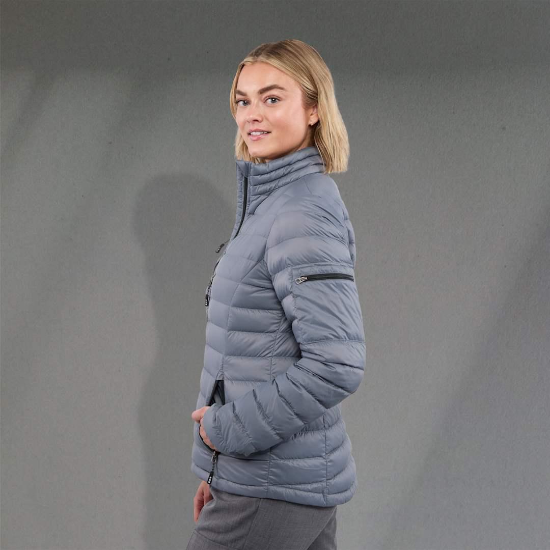 Womens whistler light down jacket Black miniatura 14