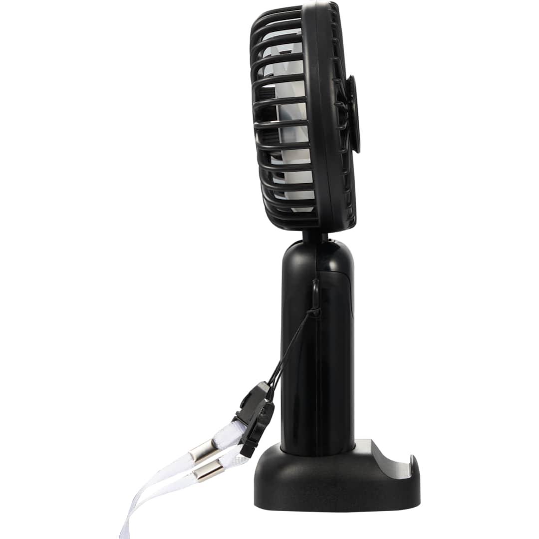 Rechargeable 100% rabs personal led fan Black thumbnail 5