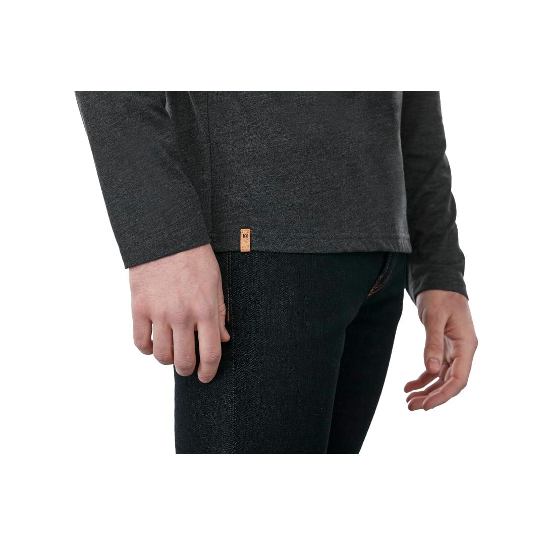 Tentree treeblend classic henley longsleeve - mens Turquoise miniatura 12