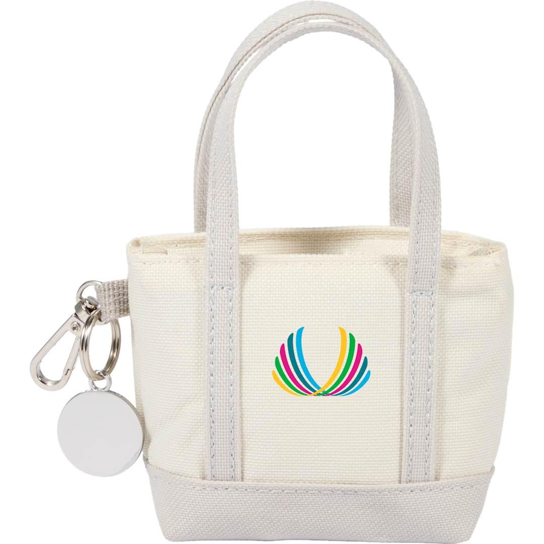 Mini tote bag charm Black miniatura 19