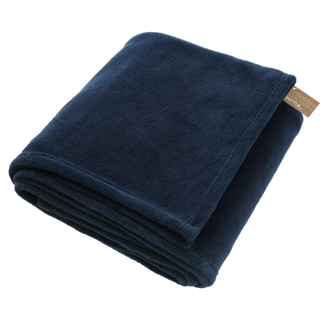 Recycled pet oversized coral fleece blanket Grey miniatura 8