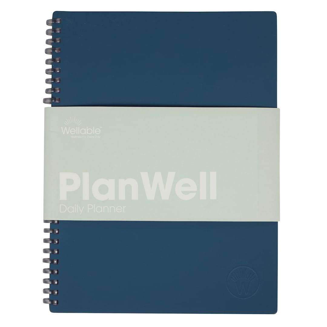 Wellable™ plan well undated planner journal Navy Blue miniatura 18