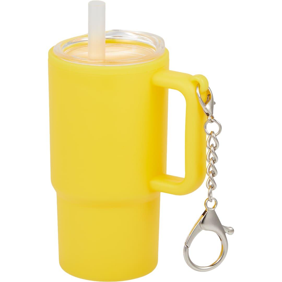 Shot glass tumbler w/ keychain 4oz Black miniatura 70