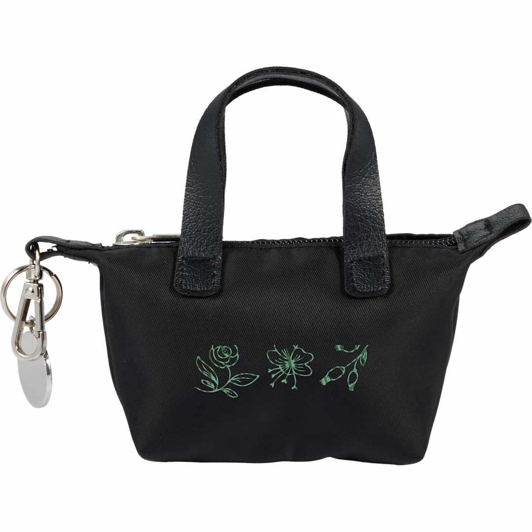Mini fontaine tote charm Black front