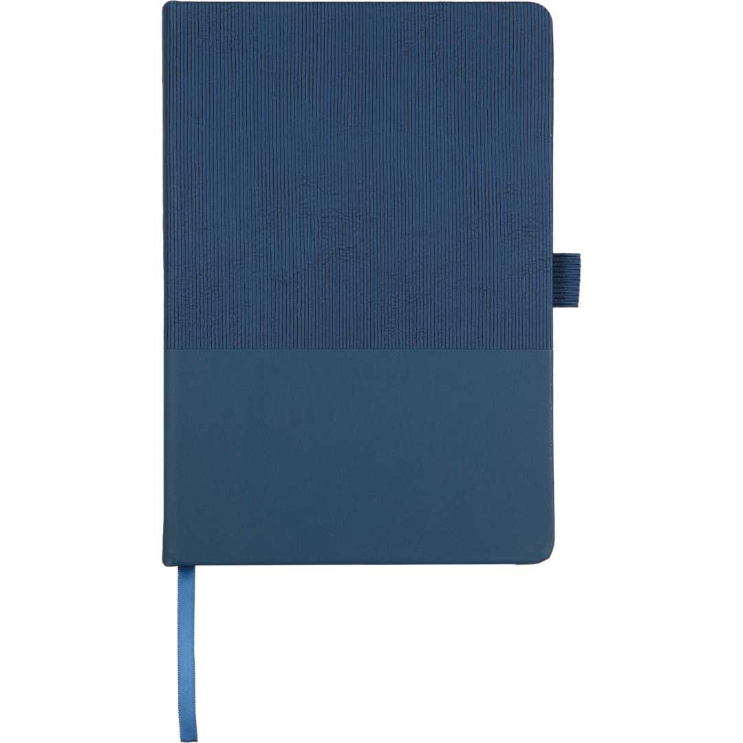 5.5X 8.5 fsc® recycled ribbed bound journal Black miniatura 18