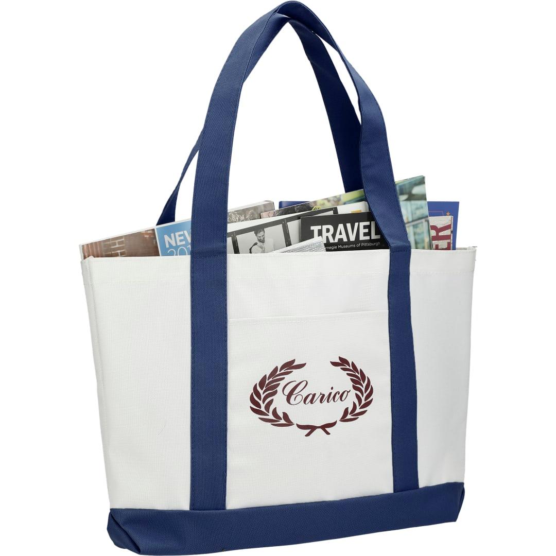Large canvas tote bag White miniatura 34