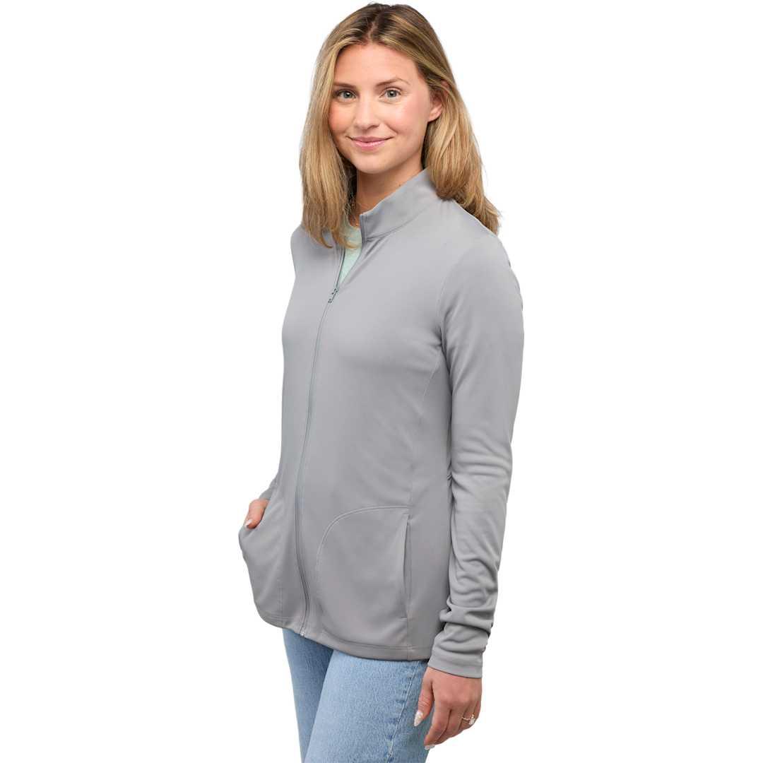 Dara knit full zip - womens Black miniatura 6