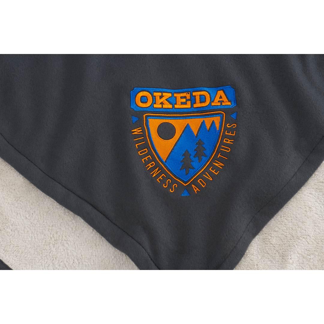 Fleece-sherpa blanket Navy Blue miniatura 15
