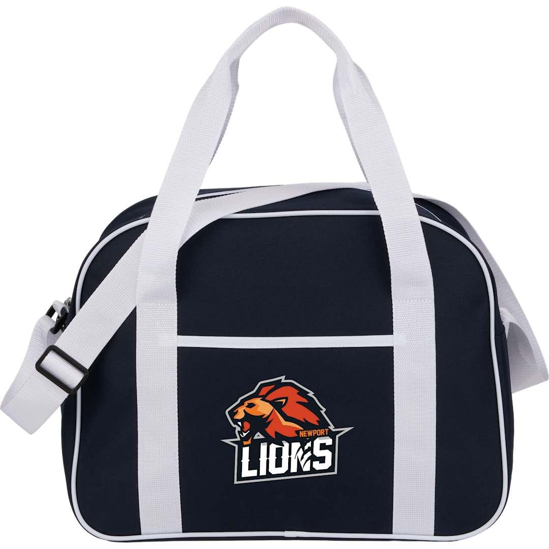 Varsity sport duffle bag Black miniatura 16