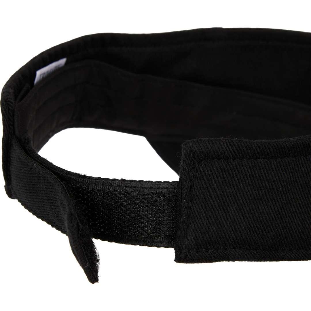Recycled cotton twill visor - unisex White miniatura 12