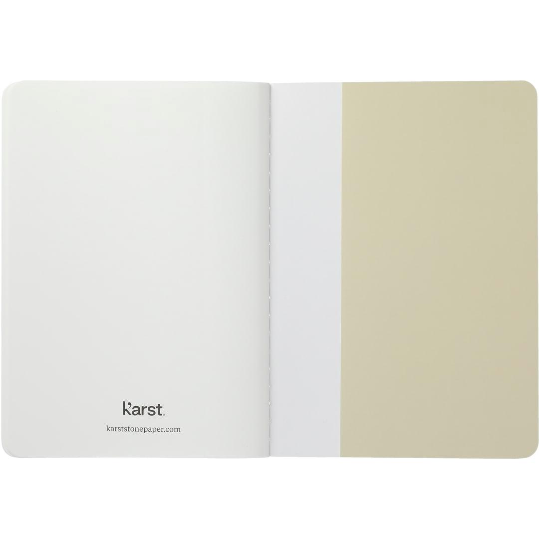 Karst pocket stone paper notebook Beige miniatura 5