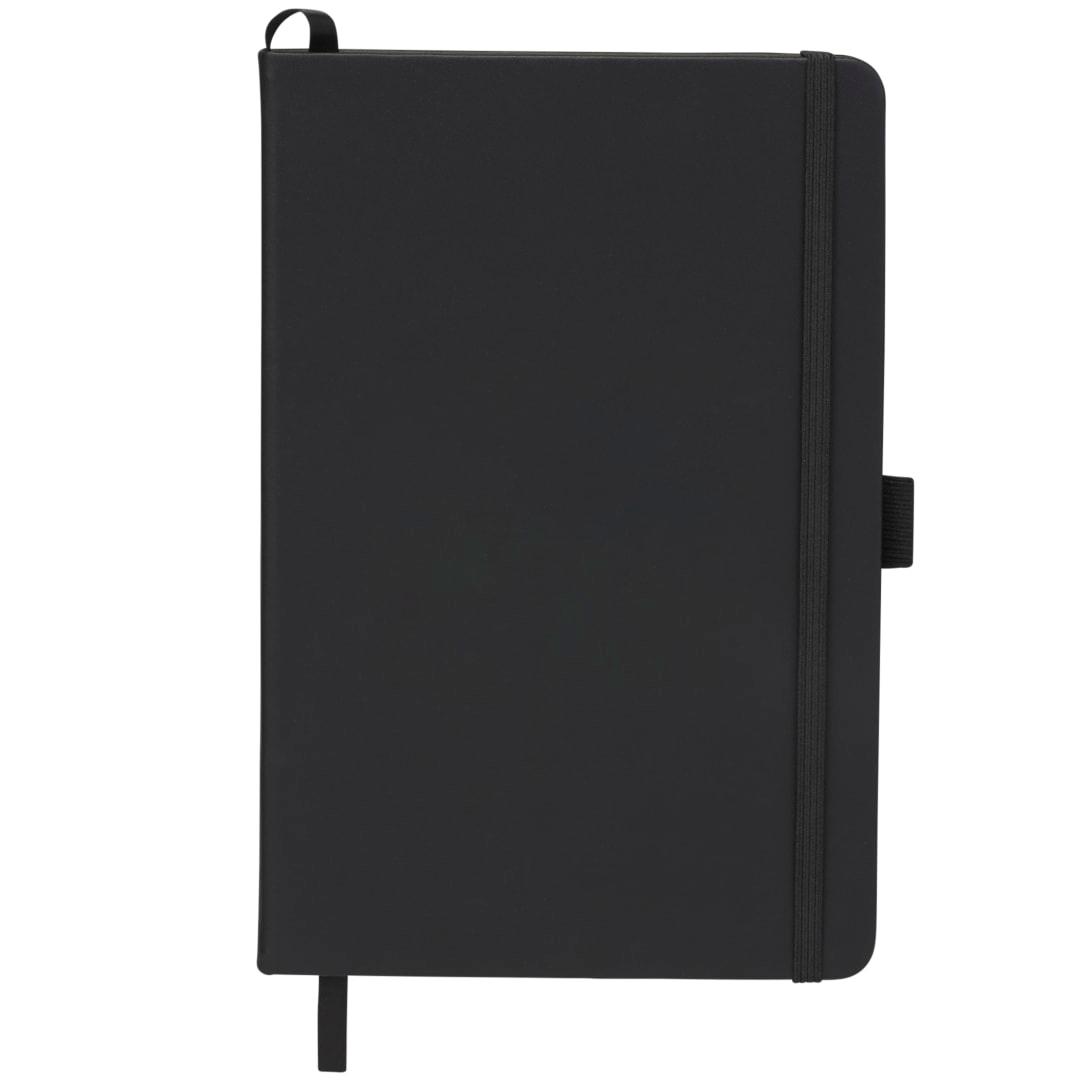 5.5 X 8.5 fsc® mix pineapple leather journal Black miniatura 5