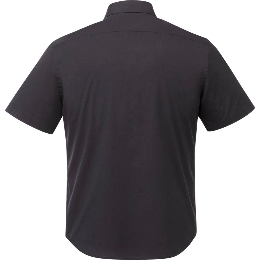 Untuckit classic coufran short sleeve shirt-mens Black front