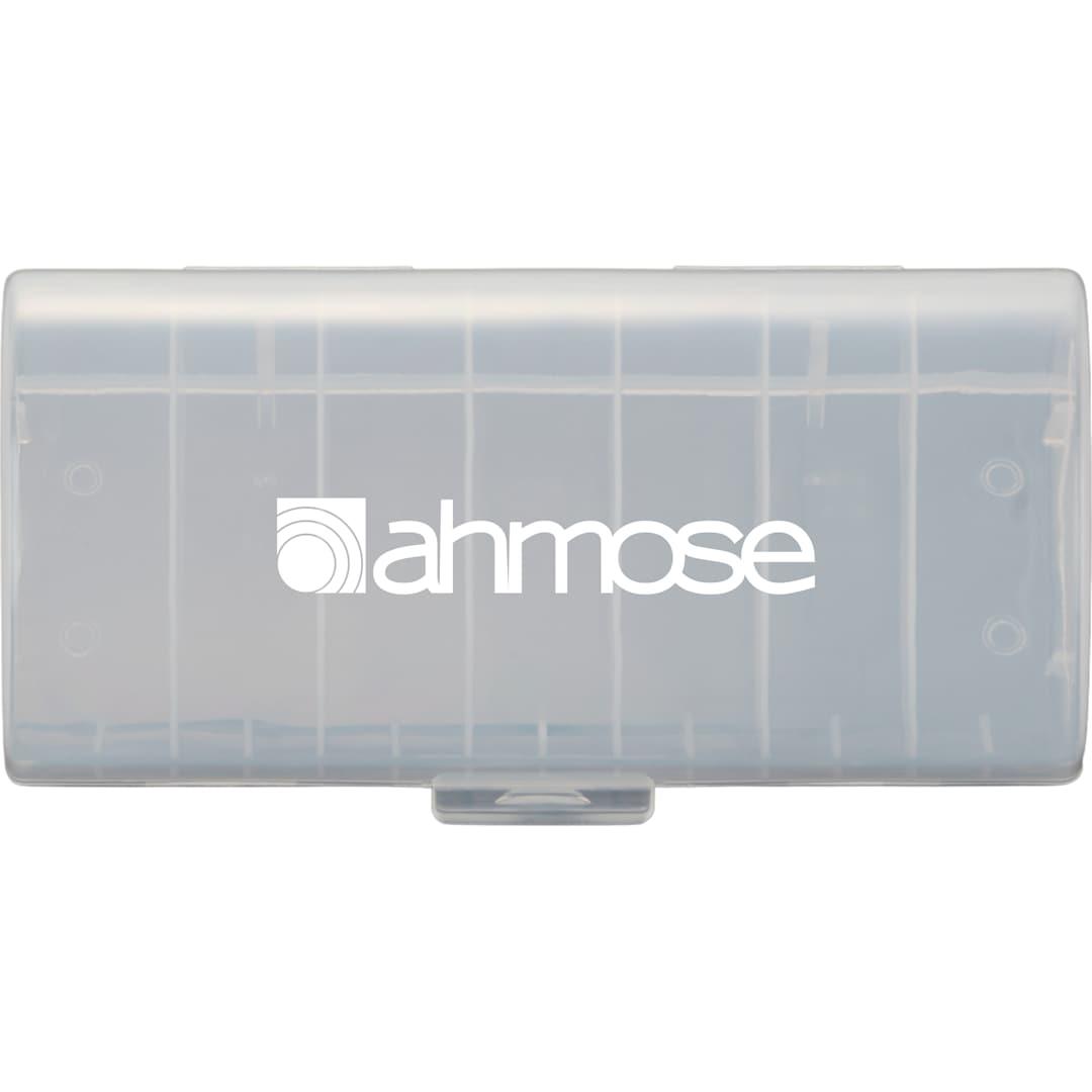 7 Day recycled travel pill organizer Black miniatura 22