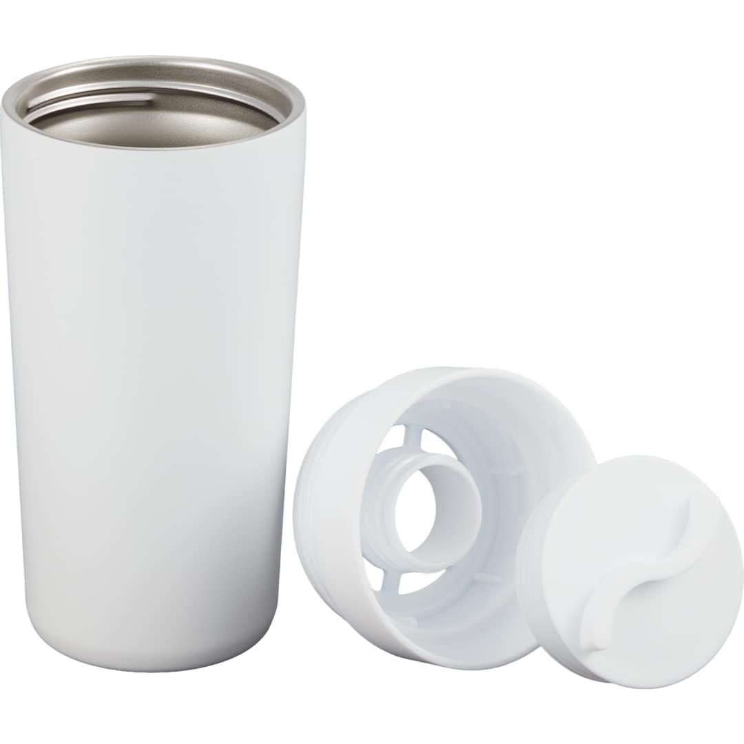 Maddie recycled ss vacuum tumbler w/ 360 lid 16oz Black miniatura 35
