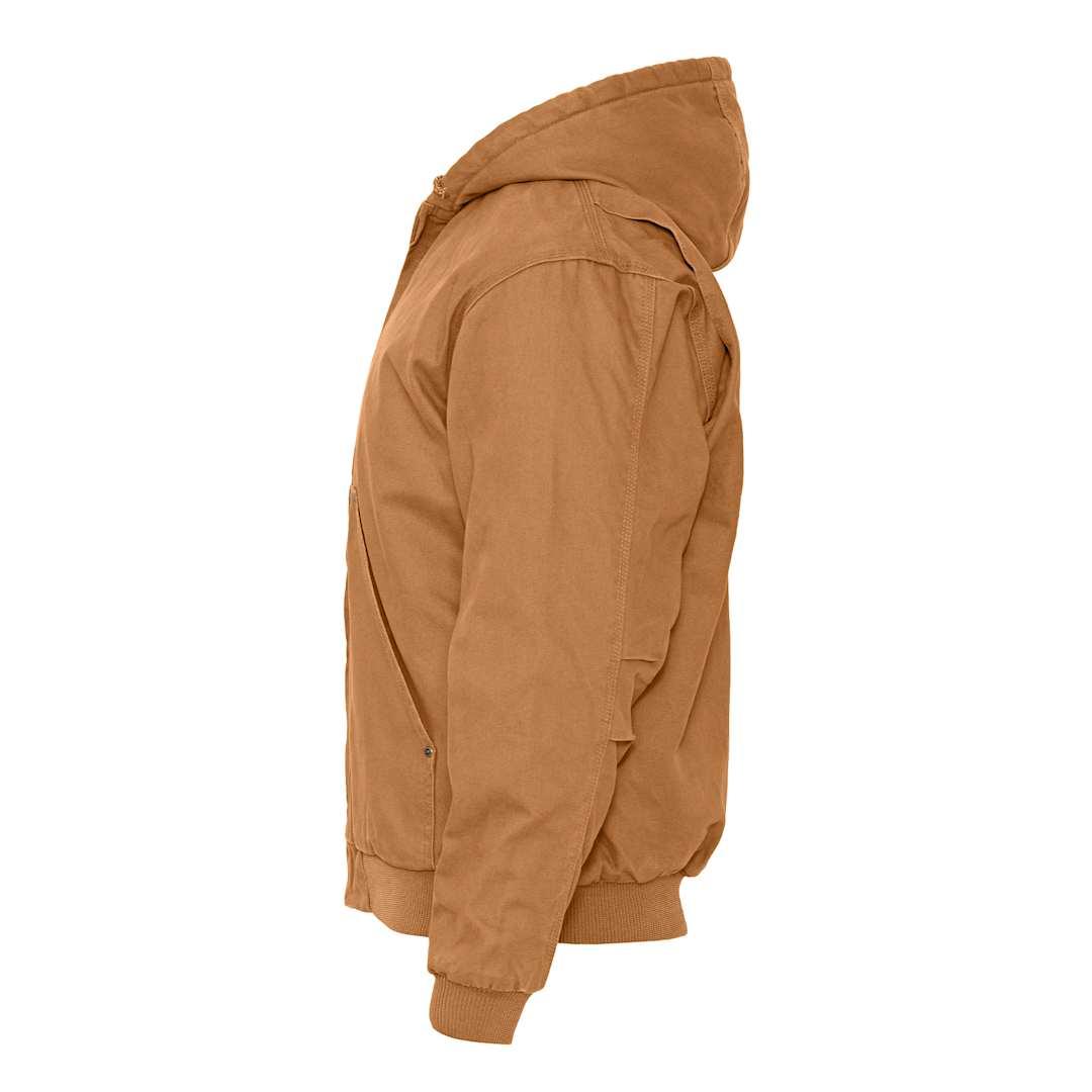 Berne heartland washed duck hooded work jacket Black miniatura 8