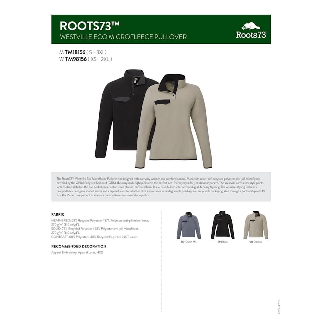 Roots73 westville eco microfleece pullover - mens Beige miniatura 17