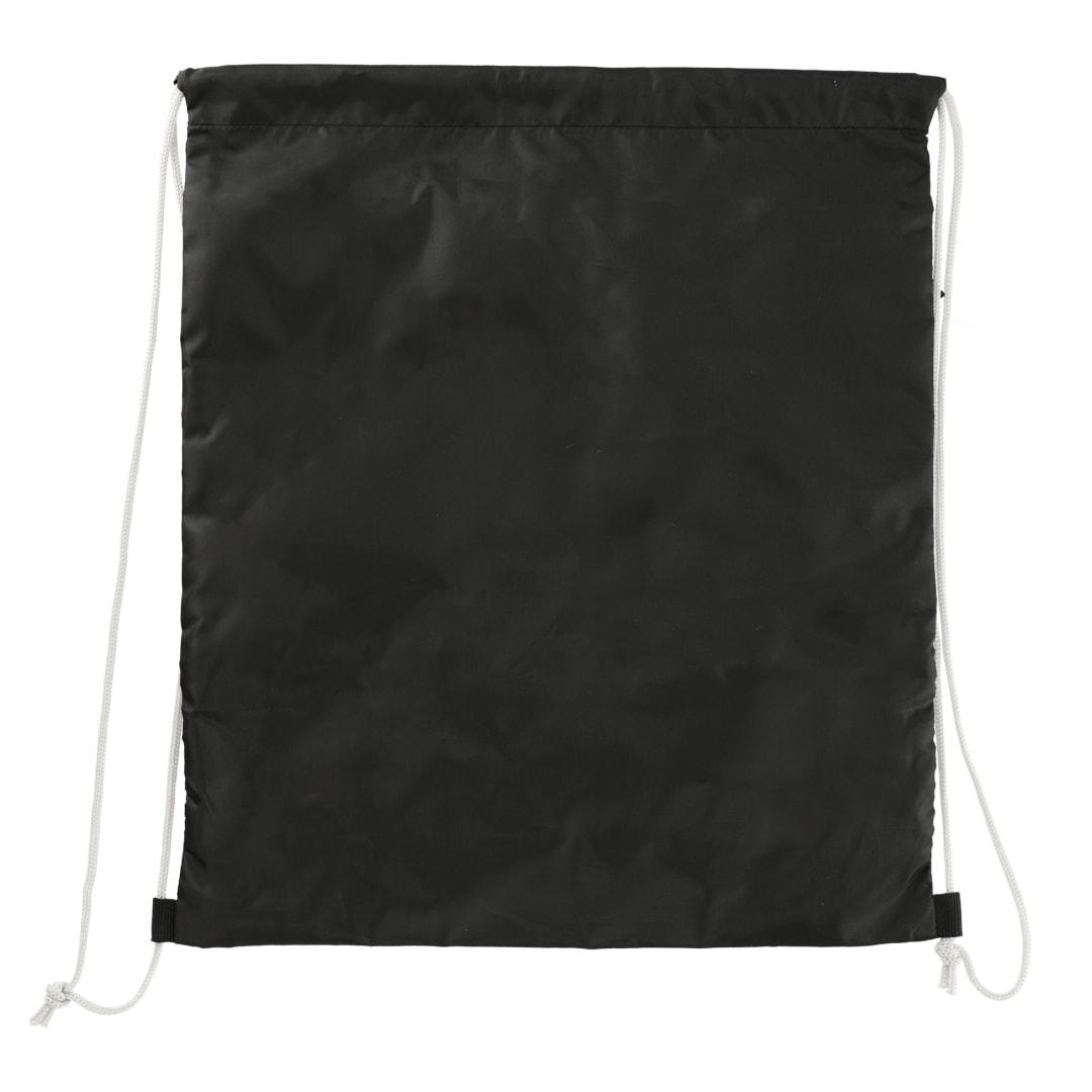 Sparks recycled drawstring bag Black front