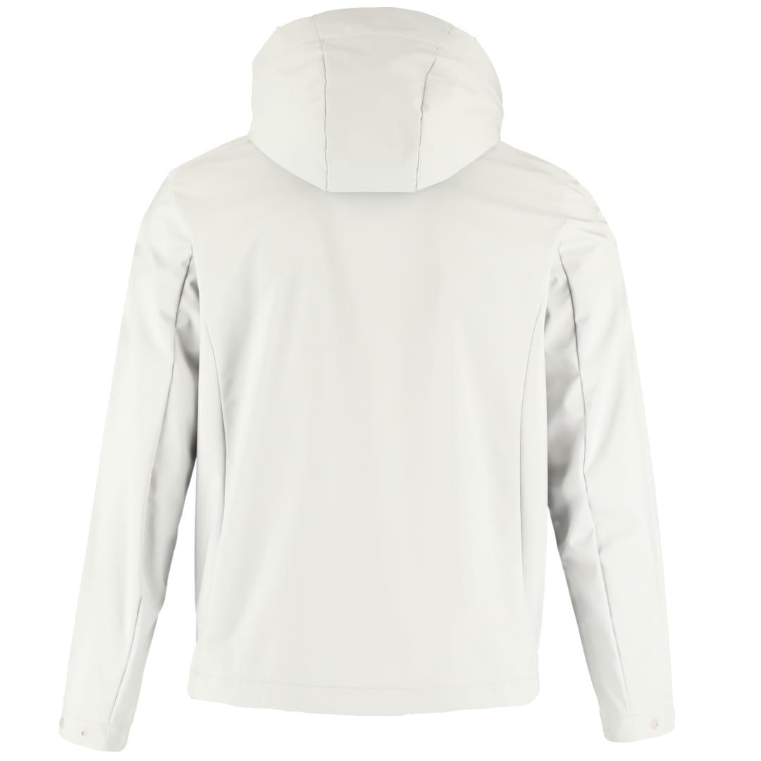 Manzano eco softshell jacket - mens Silver front