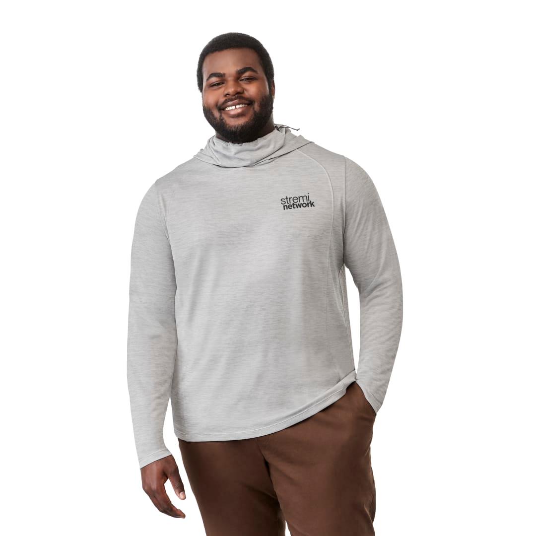 Mens sira eco knit hoody Blue miniatura 19