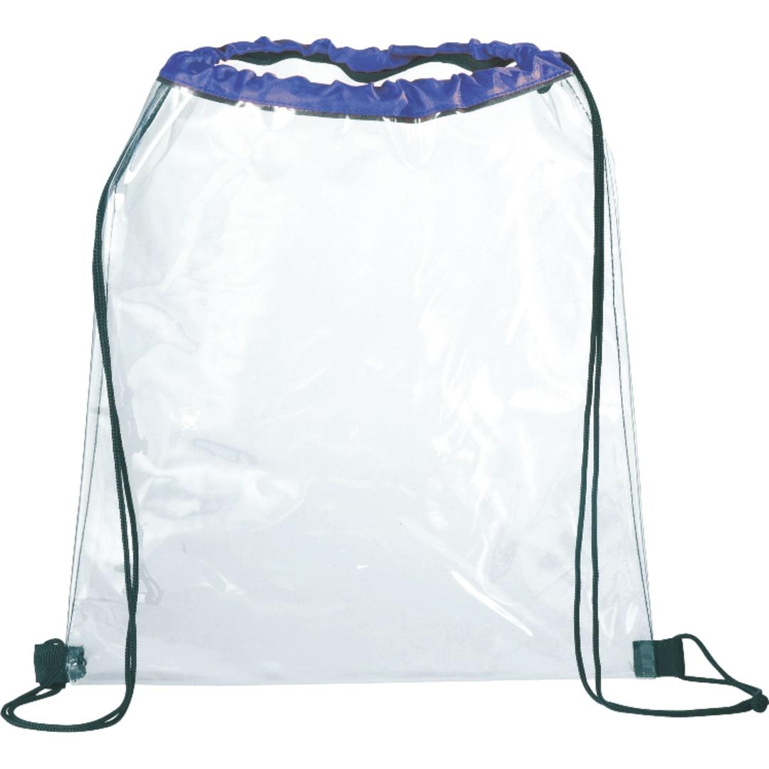 Rally clear drawstring bag Navy Blue miniatura 12