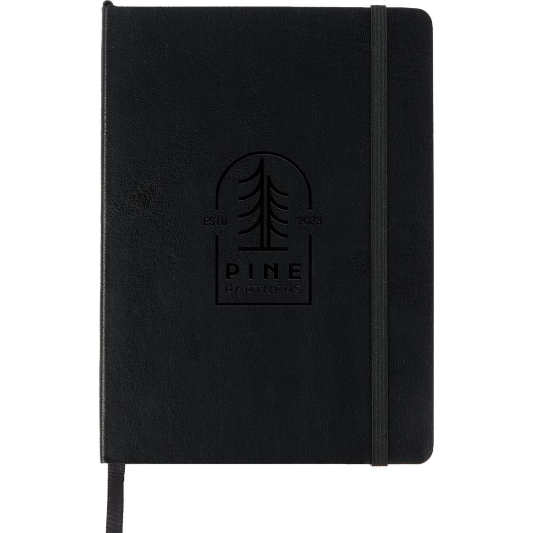 5 X 7 fsc ® recycled morano soft bound journal Black miniatura 5