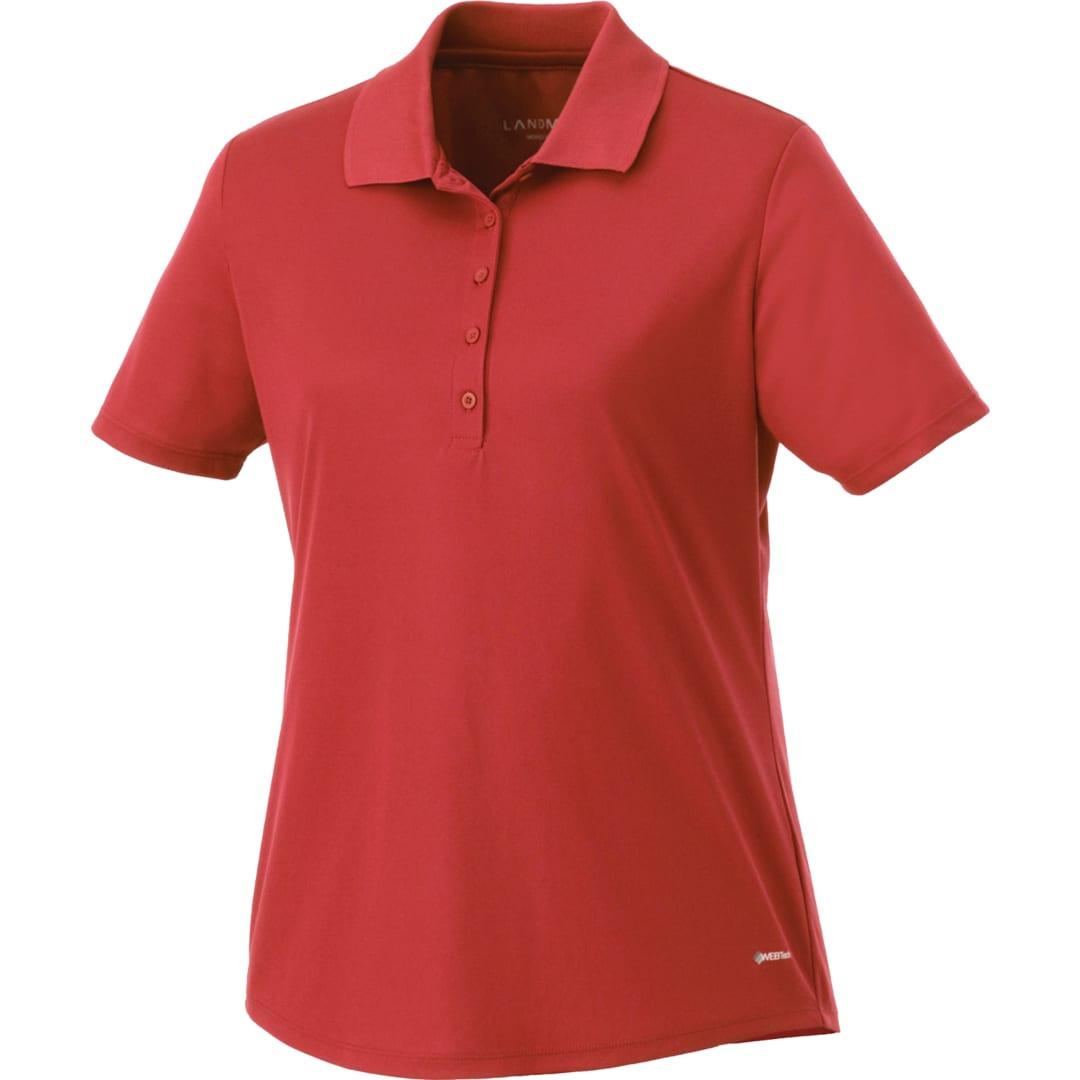 Womens edge short sleeve polo Black miniatura 3