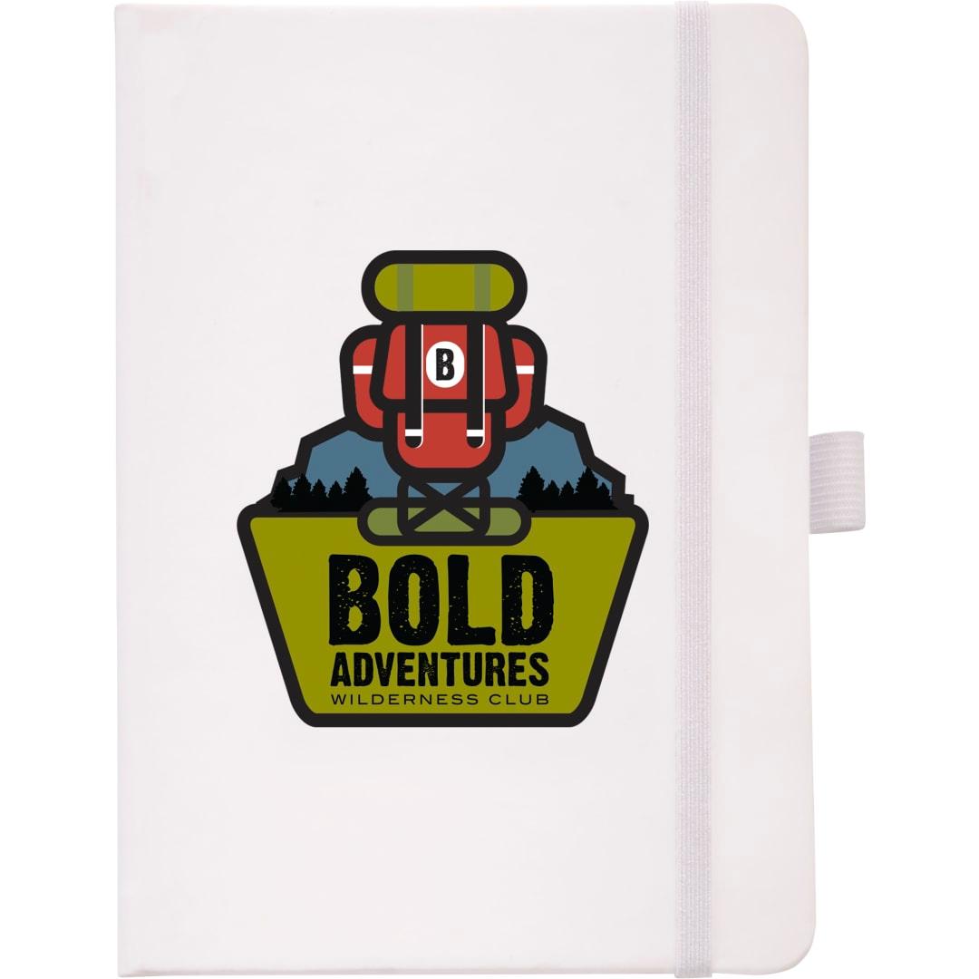 Fsc® mix 5 x 7 vienna hard bound journal White miniatura 22