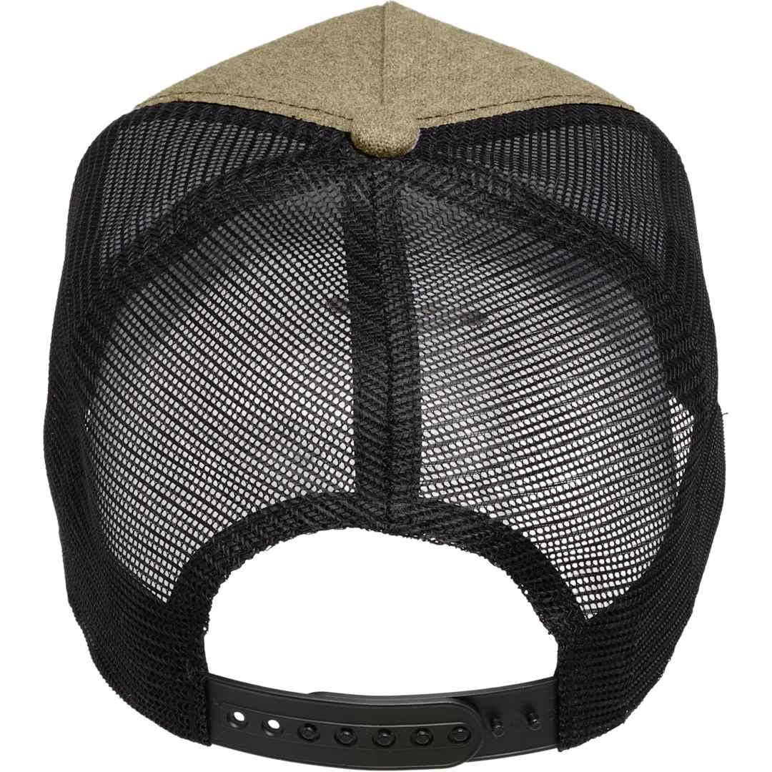 Recycled cotton canvas 5 panel mesh back ballcap Black miniatura 6