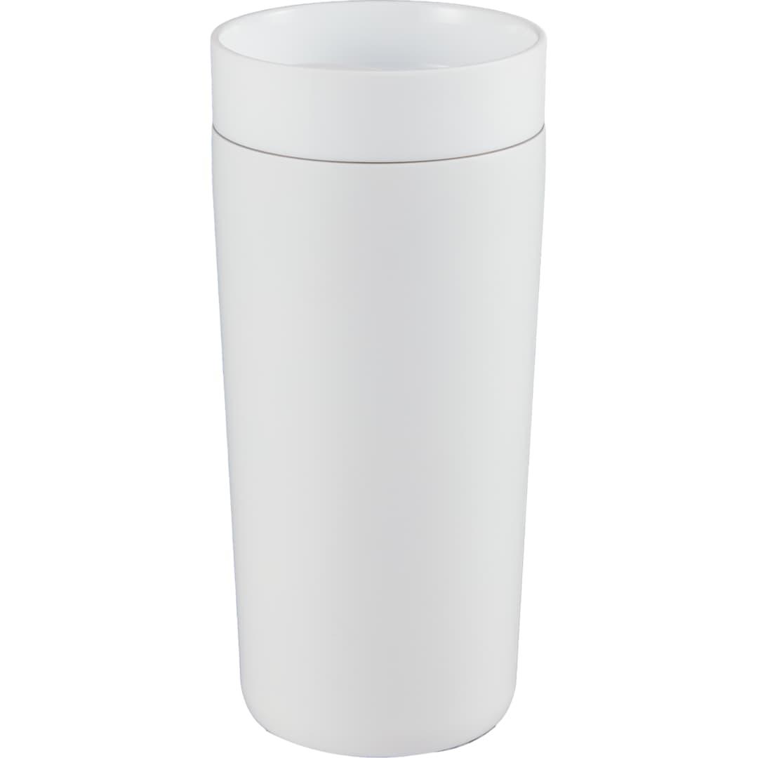 Maddie recycled ss vacuum tumbler w/ 360 lid 16oz Black miniatura 34
