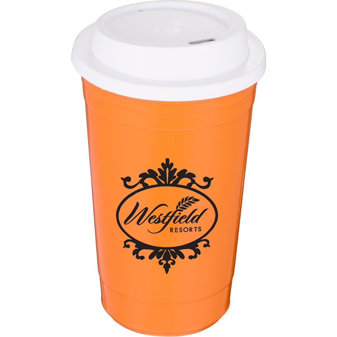 The traveler insulated cup 16 oz. w/ lid Black miniatura 15