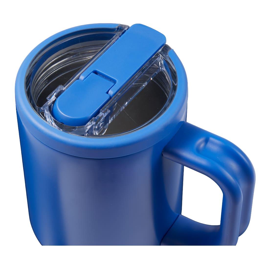 Alpine 30oz vac insul mug w/protective straw cover Bay Blue miniatura 8