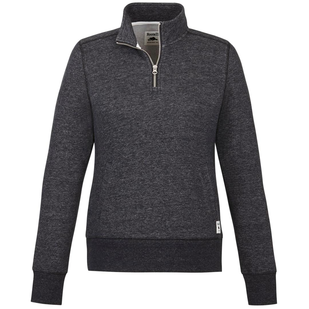 Womens paddlecreek roots73 fleece quarter zip Navy Blue miniatura 20