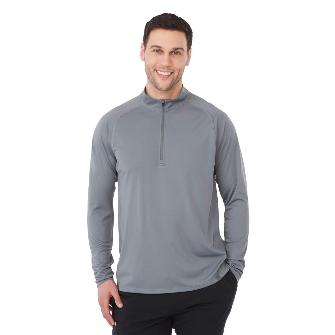 Evans eco knit quarter zip - mens Royal miniatura 16