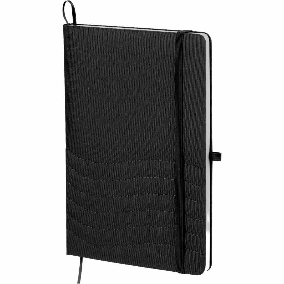 Scripto® tidal rpet bound notebook Black front