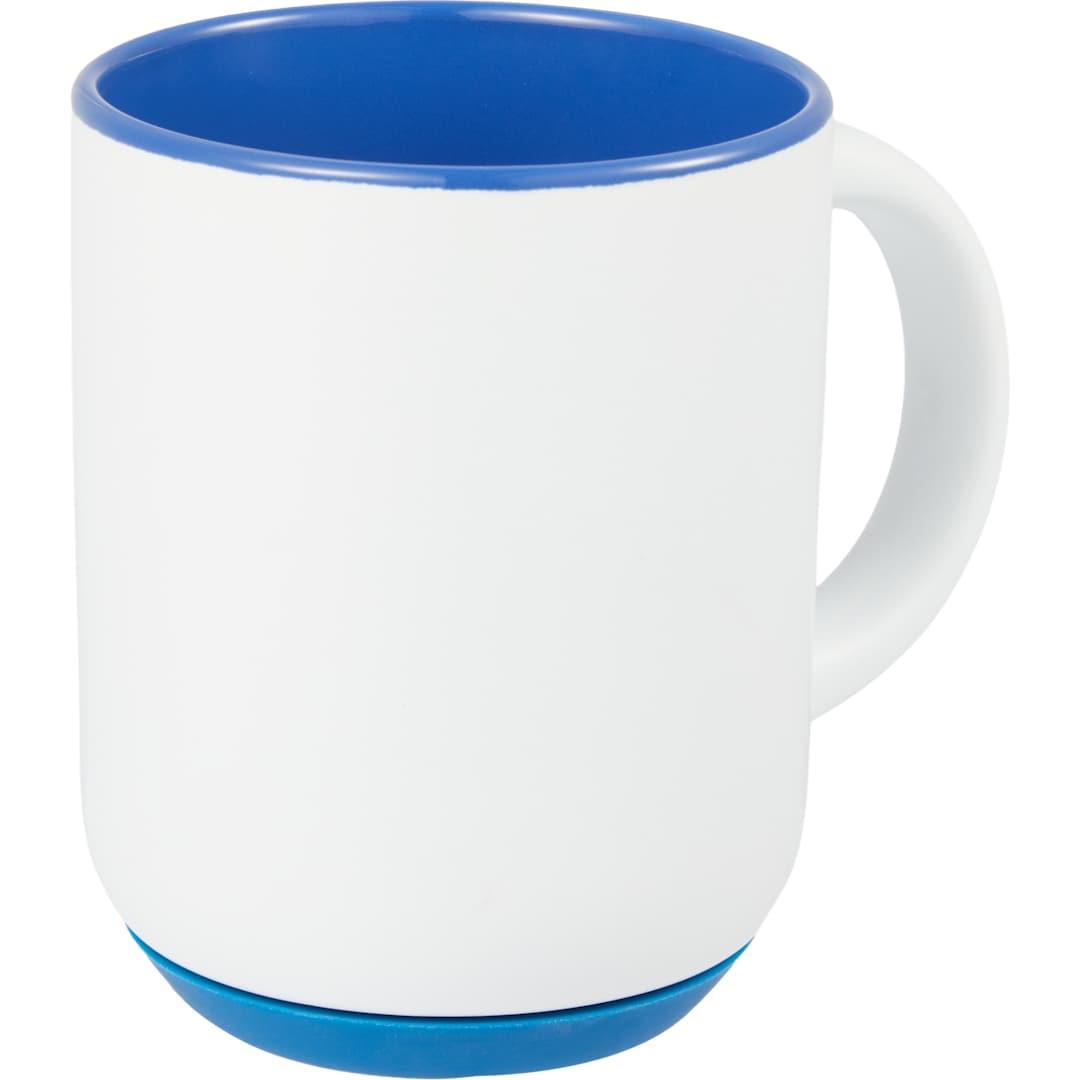 Isaac ceramic mug w/ rubber bottom 14oz White thumbnail 10