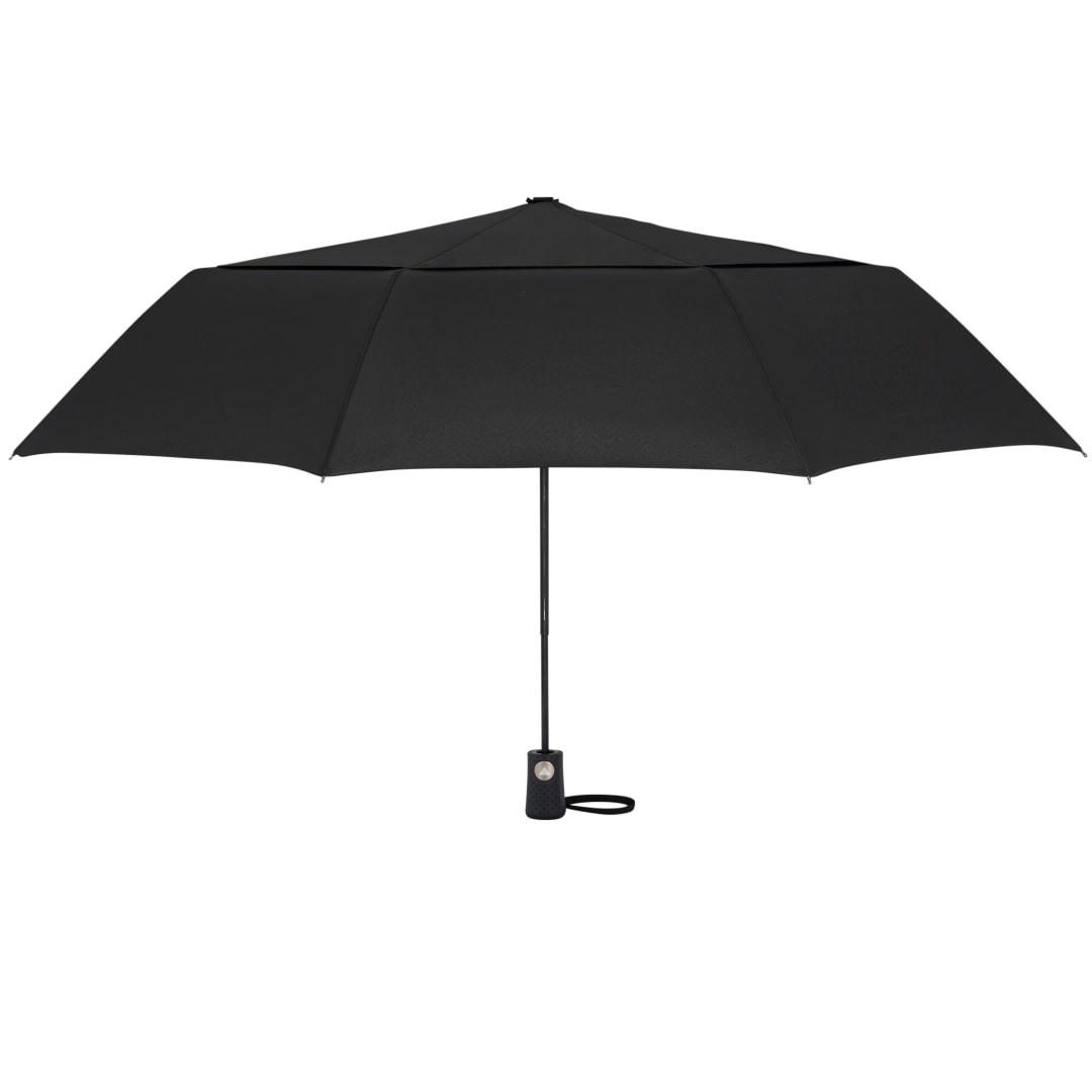 46 Recycled auto open umbrella Black miniatura 10