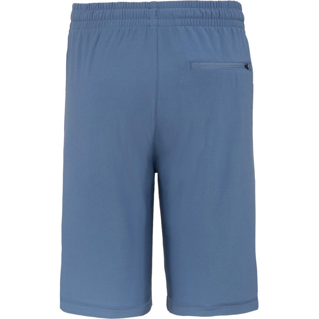 Wellable mens knit short Blue front