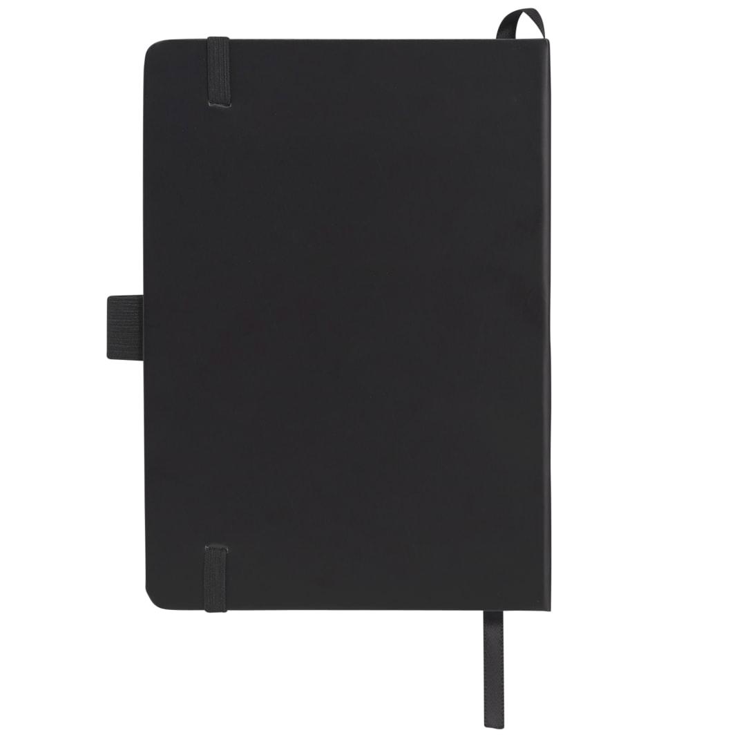 Fsc® recycled 5 x 7 prism notebook Black front