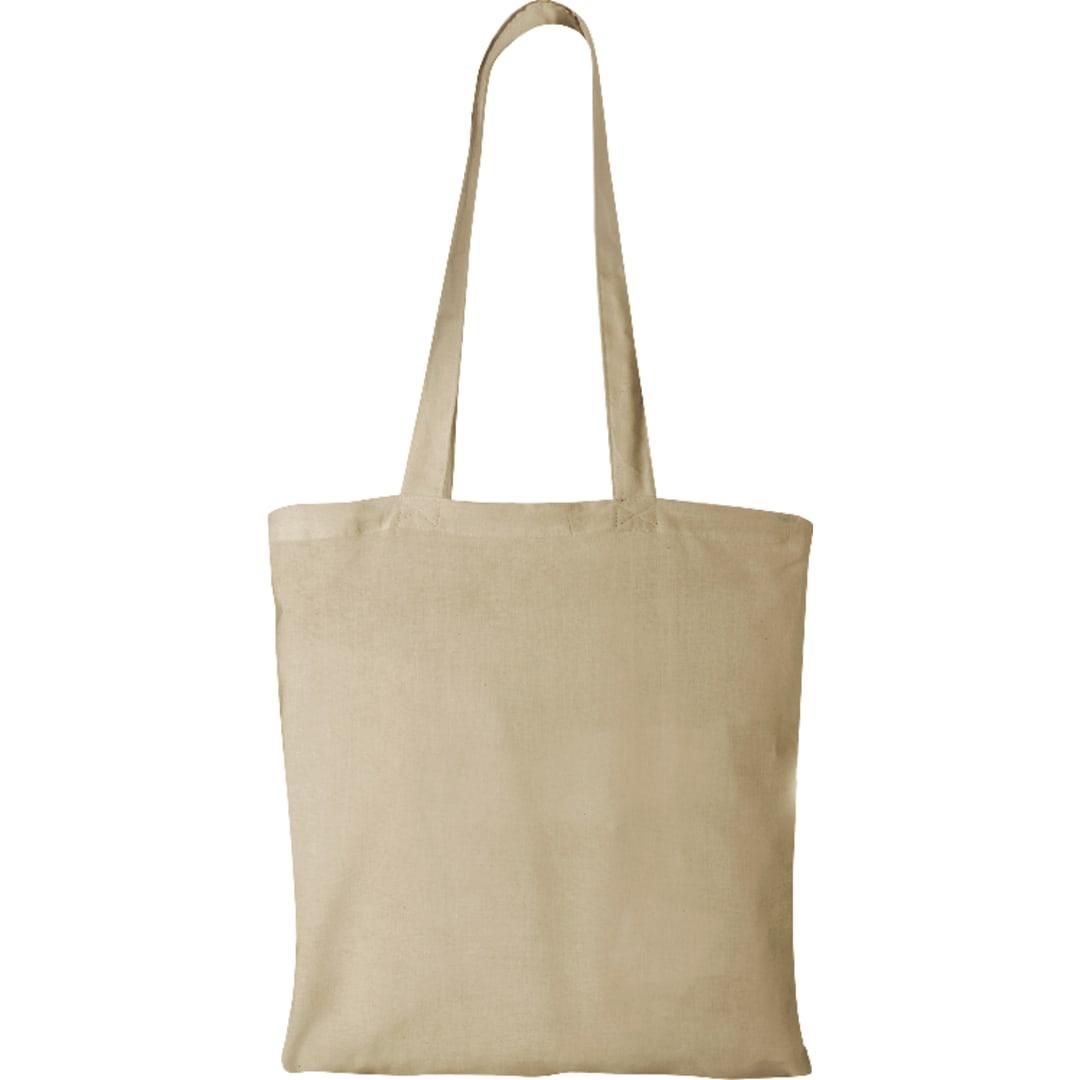 Carolina 4oz cotton canvas tote Black miniatura 5