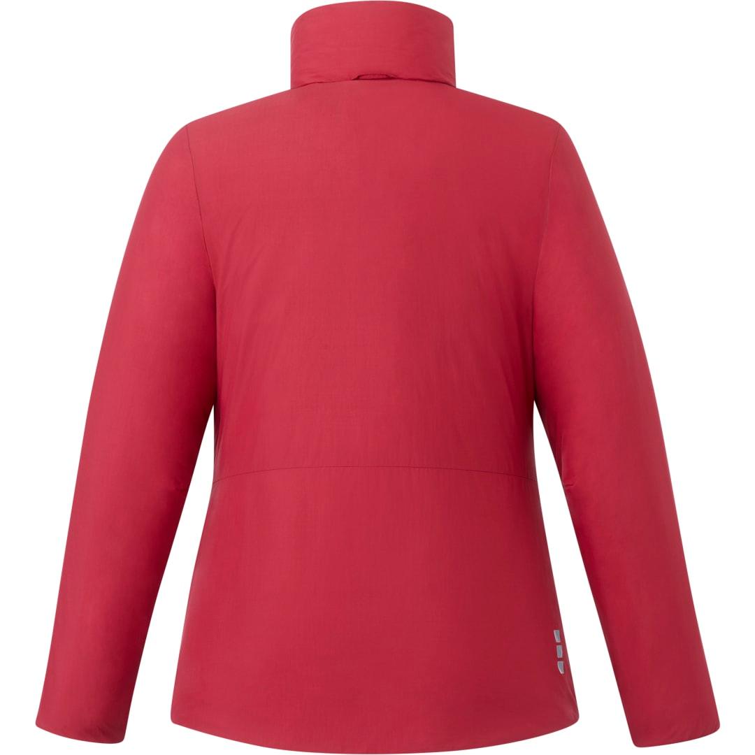 Womens kyes eco packable insulated jacket Red miniatura 3