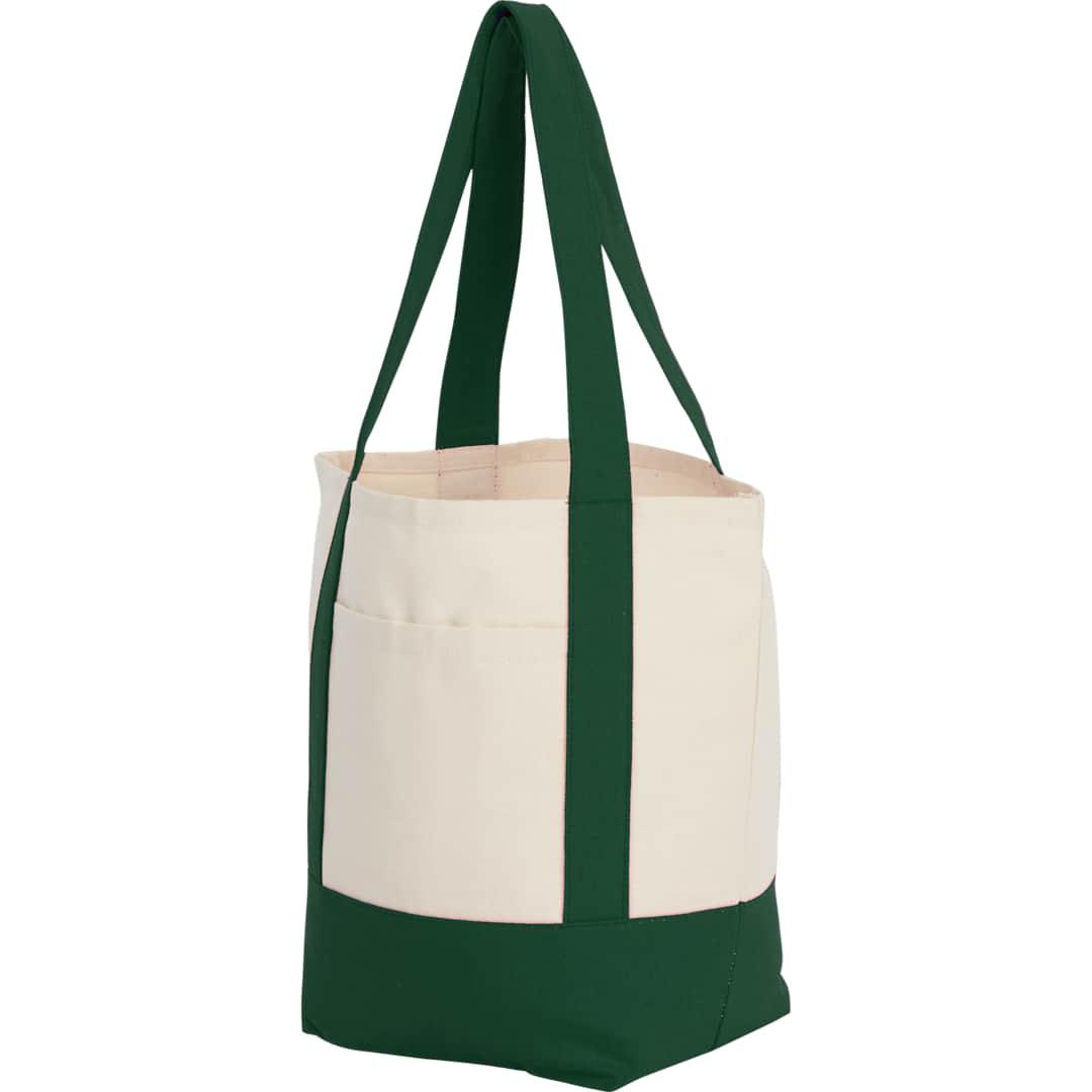 Mini recycled 8oz cotton canvas tote Red miniatura 13