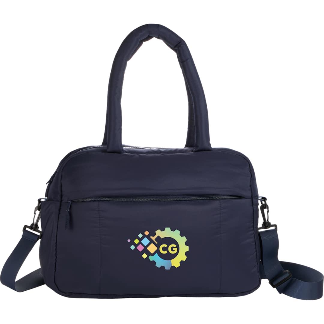 Puffer recycled duffle bag Grey miniatura 17