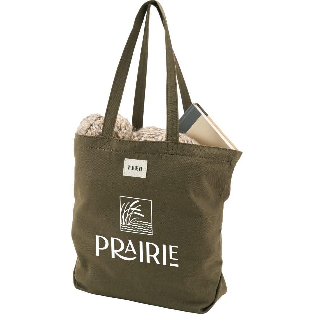 Feed organic cotton shopper tote Natural miniatura 17