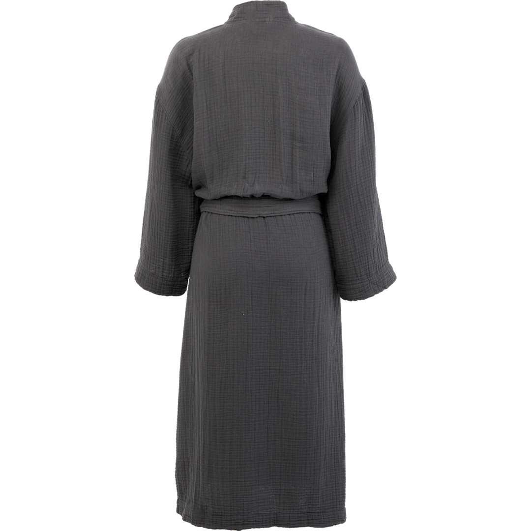 Wellable cotton robe - unisex Beige miniatura 6