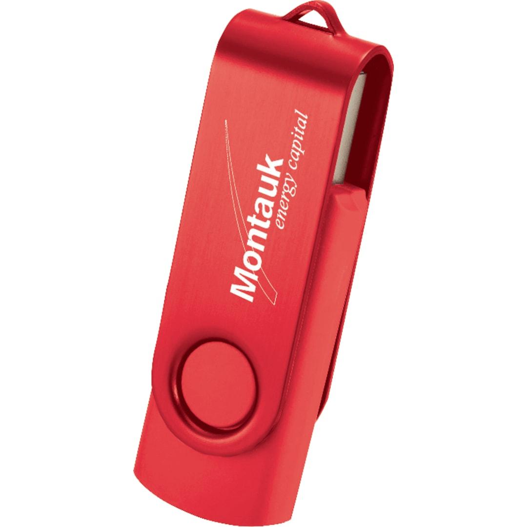 Rotate 2tone flash drive 4gb Blue miniatura 12