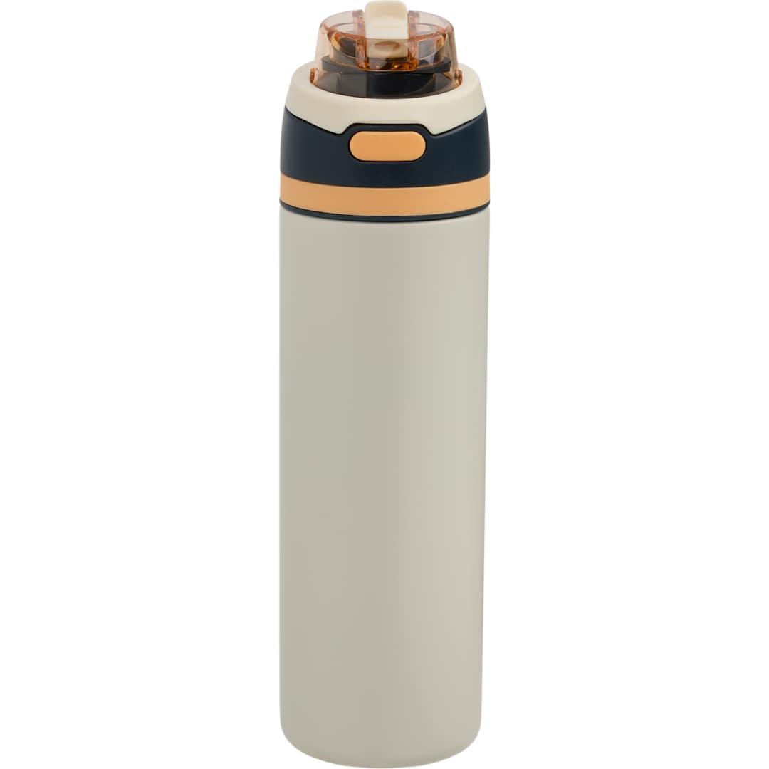 Elvin 28oz recycled stainless flip straw bottle Black miniatura 39