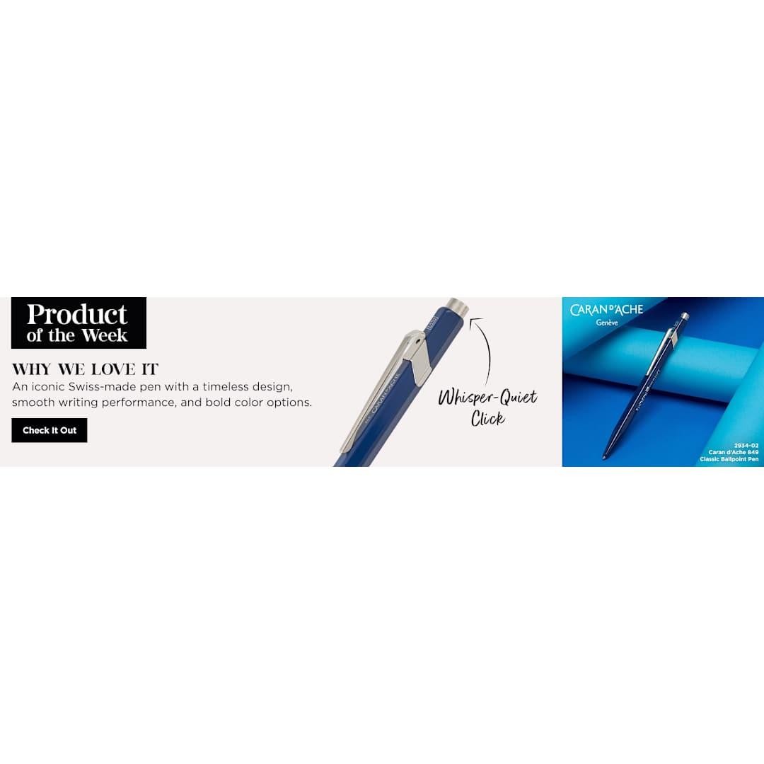 Caran dache 849 classic ballpoint pen Black front