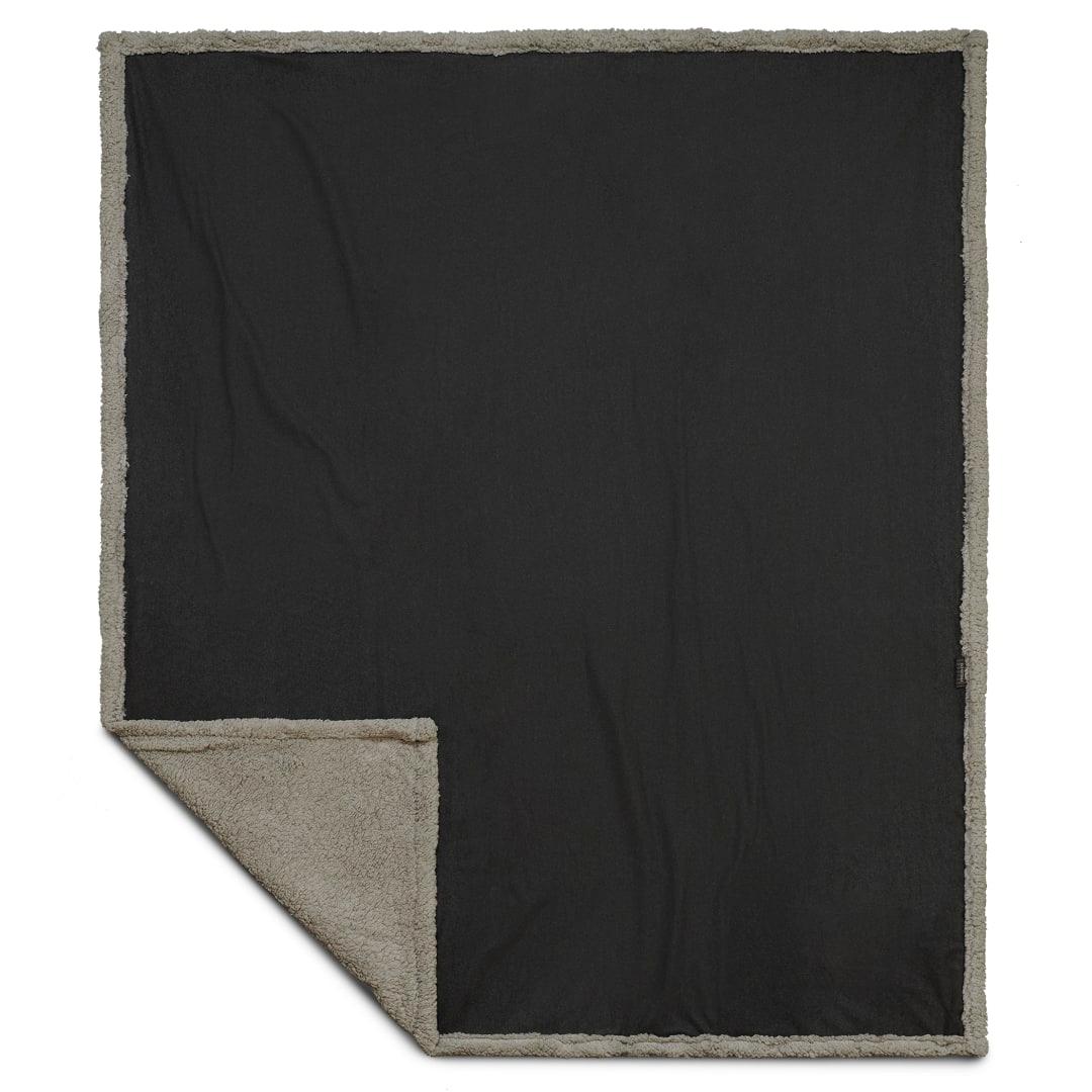 Field & co.® oversized wool sherpa blanket Dark Gray miniatura 7